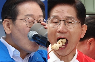 이재명, 김문수. 연합뉴스