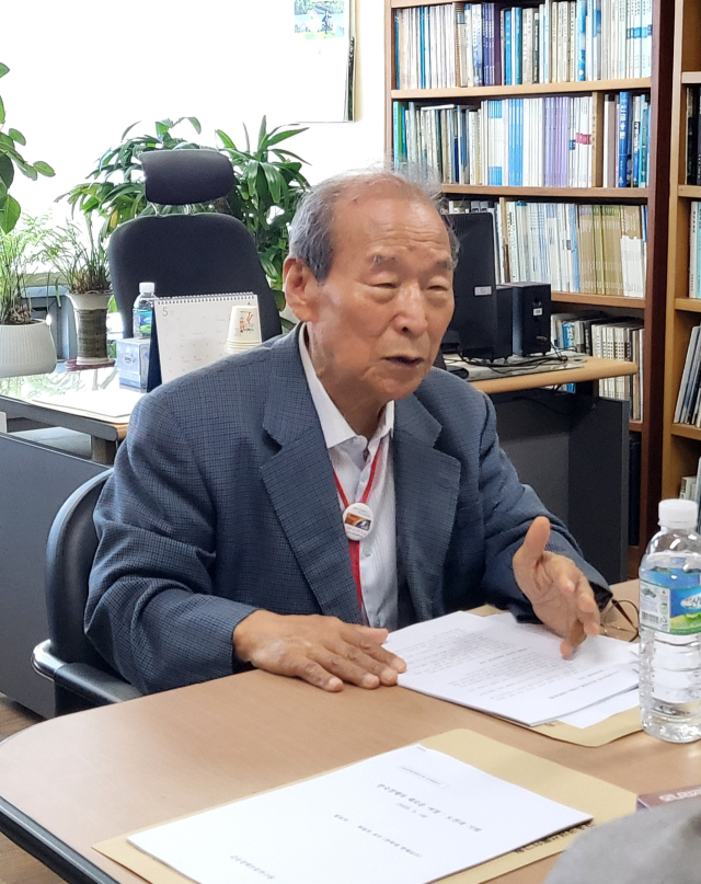최용호 경북대 경제통상학부 명예교수. 정은빈 기자