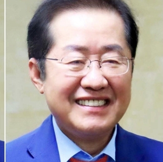 특사단 만난 홍준표…다시 '빨간 넥타이'로 프사 교체