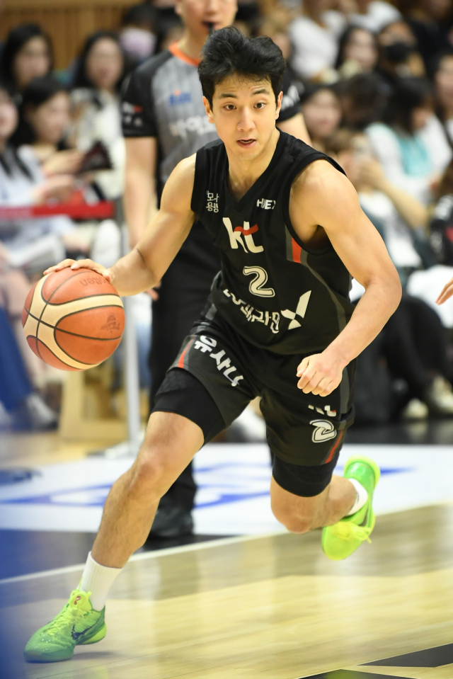 지난 시즌 수원 KT 소닉붐에서 뛴 허훈. KBL 제공