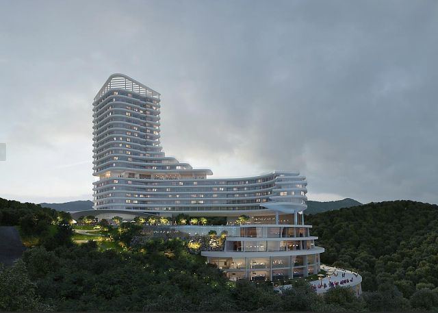 영덕 삼사유원지에 들어설 숙박시설 조감도. 경북도 제공