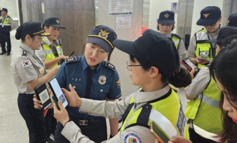 구미경찰서·기동순찰대·LG디스플레이·자율방범대, QR로 점검하고 더 꼼꼼하게 지킨다
