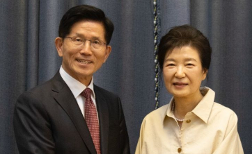 김문수 만난 박근혜 