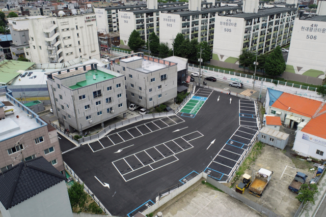 대구 달성군 논공읍 남1리(남리 577-38번지) 마을공영주차장 전경. 달성군 제공.