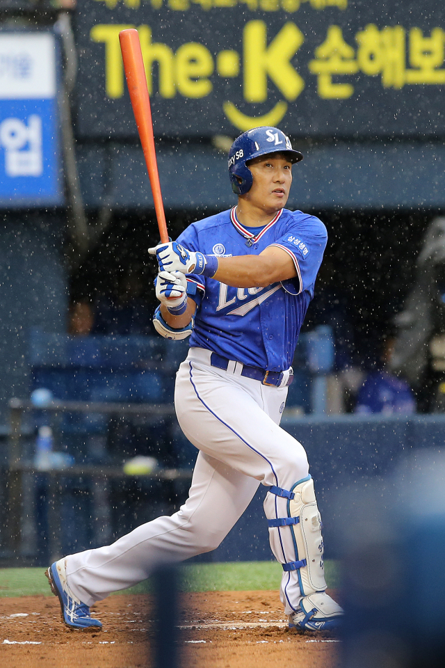 삼성 라이온즈에서 뛰던 시절의 이승엽 전 두산 베어스 감독. 삼성 제공