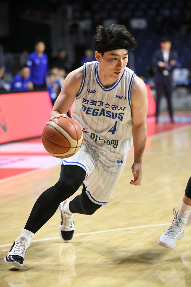 지난 시즌 대구 한국가스공사 페가수스에서 뛴 김낙현. KBL 제공