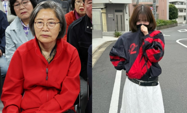 이수정 국민의힘 경기수원정 당협위원장(경기대 교수), 그룹 에스파 카리나. 매일신문 DB, 카리나 인스타그램.