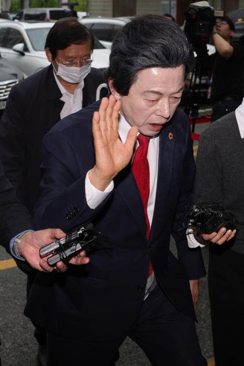 '구치소 수감' 허경영의 옥중 공지…