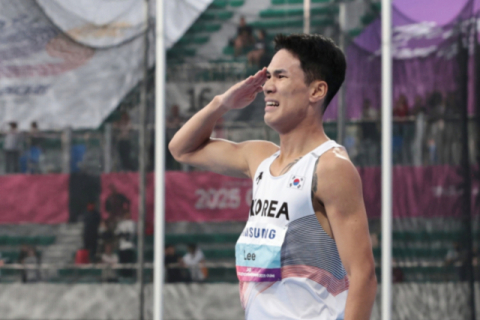 이재웅, 亞육상선수권 1,500m 은메달…30년 만의 기록