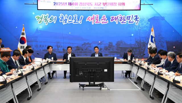 29일 경북도청에서 김학홍 행정부지사 주재로 22개 시군 부단체장 회의가 열렸다. 경북도 제공