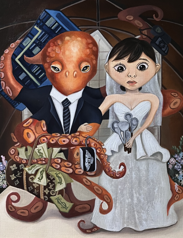 이하경, 취업했어요전업주부로, 2024, 캔버스에 유화, 65.1x53cm