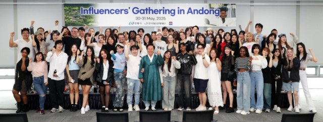국내외 유명 인플루언스 70여명이 안동 마이스 팸투어에 참가해 안동의 매력에 흠뻑 빠졌다. 안동시 제공