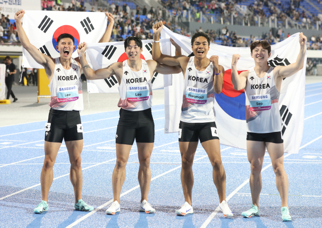 31일 오후 경북 구미시민운동장에서 열린 