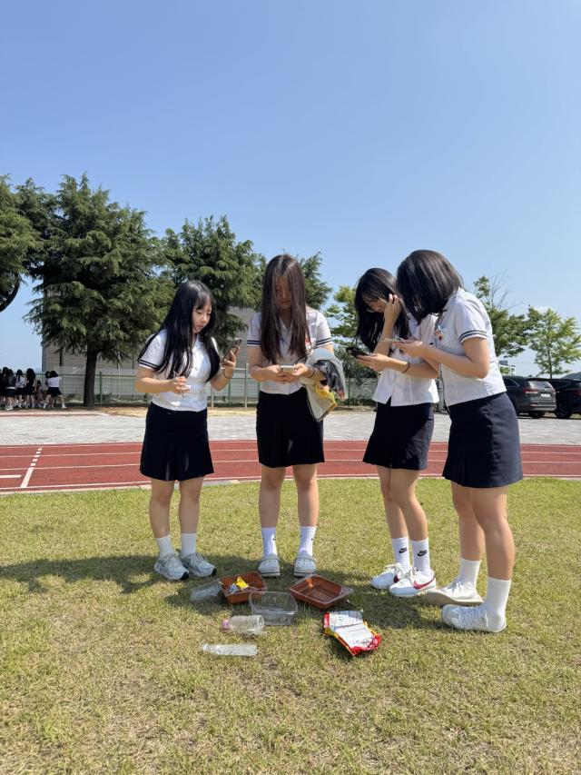영천여자중학교는 지난달 30일, 전교생을 대상으로 통합형 ESG 생태전환교육 프로그램인