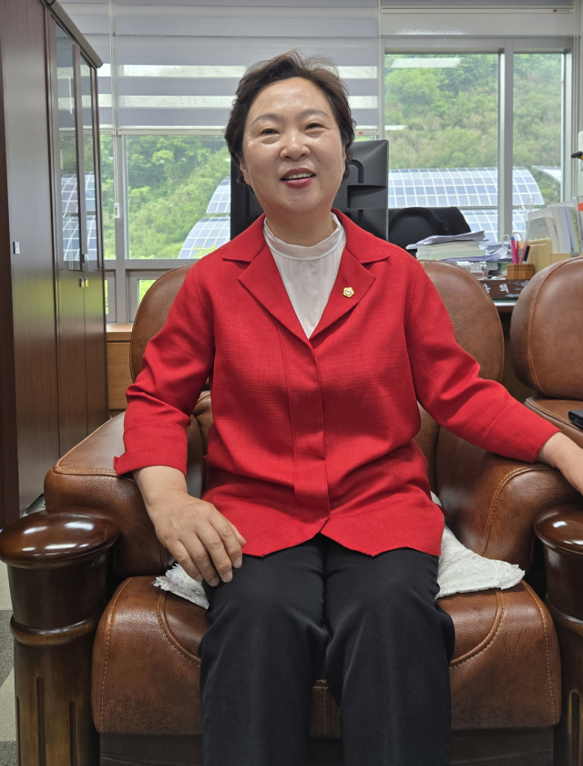 김상희 봉화군의원. 마경대 기자