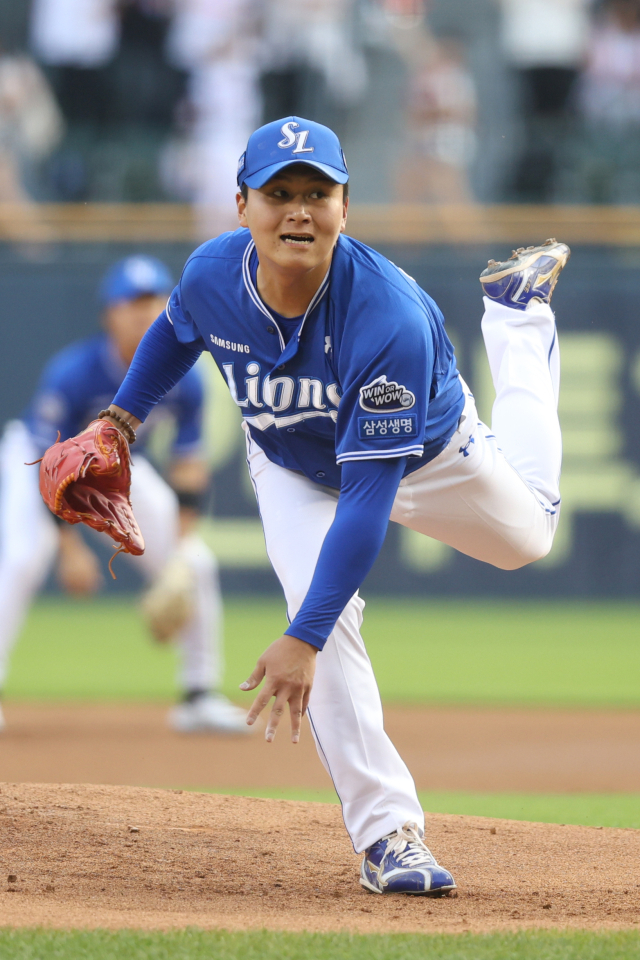 삼성 라이온즈의 왼손 선발투수 이승현. 삼성 제공