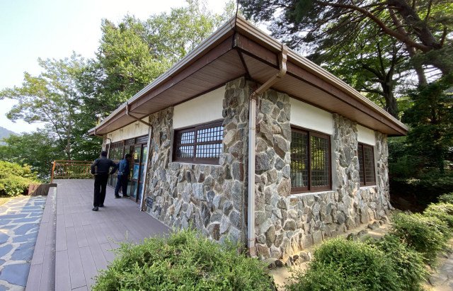이승만 별장 외부 전경.최두원 기자