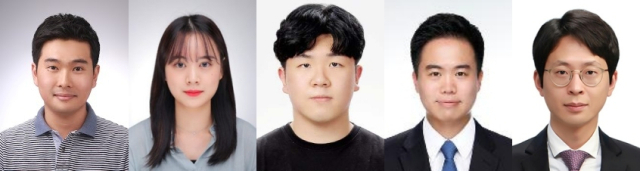 왼쪽부터 DGIST 좌훈승 교수, 김소현 학생, 송주호 학생, 고려대 오상은 교수, 숭실대 이길호 교수. DGIST 제공.