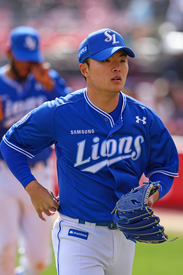 삼성 라이온즈의 이승민. 삼성 제공