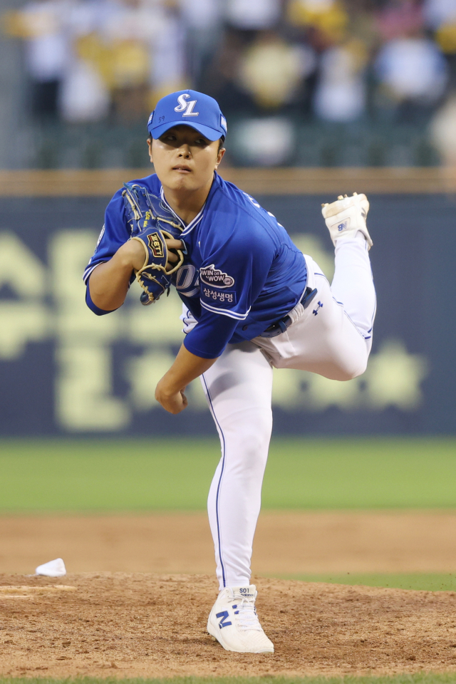 삼성 라이온즈의 이승민. 삼성 제공