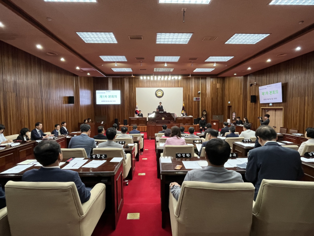 9일 10시 대구 달서구의회 제312회 제1차 정례회 본회의가 열렸다. 정두나 기자.