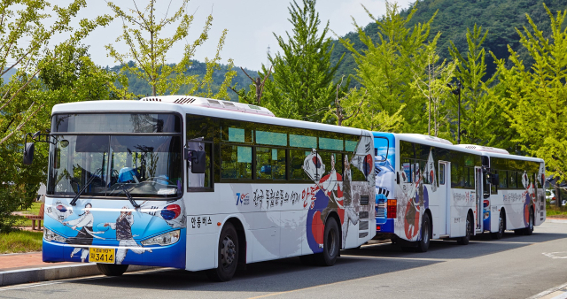 안동시는 7월 1일부터 70세 이상 어르신들을 대상으로 대중교통 무료승차를 시행한다. 안동시 제공