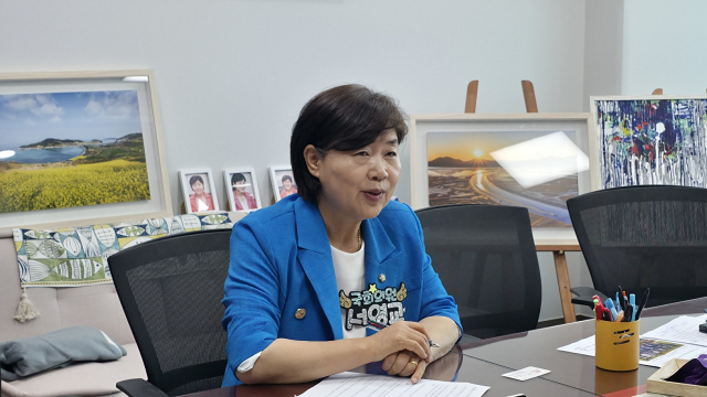 서영교 더불어민주당 의원(서울 중랑갑)이 9일 국회에서 매일신문과 인터뷰를 하고 있다. 서영교 의원실