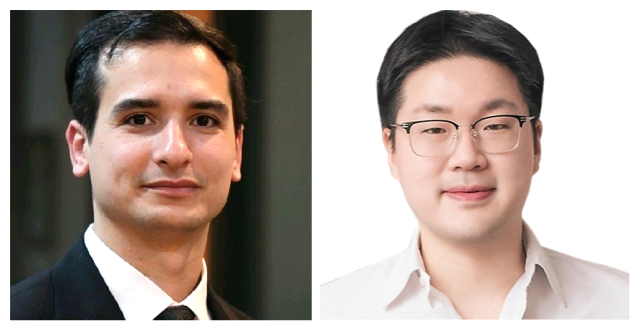 왼쪽부터 호세인자데(제1저자, 계명대 박사과정, 국적 이란), 김익현 교수(교신저자, 계명대 교수). 계명대 제공