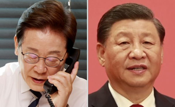 李대통령-시진핑 첫 통화…11월 경주 APEC 초청