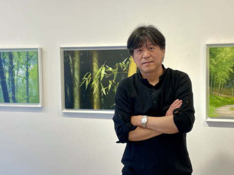 [전시속으로] 화폭에 담아낸 대숲의 바람과 향기, 햇빛, 소리