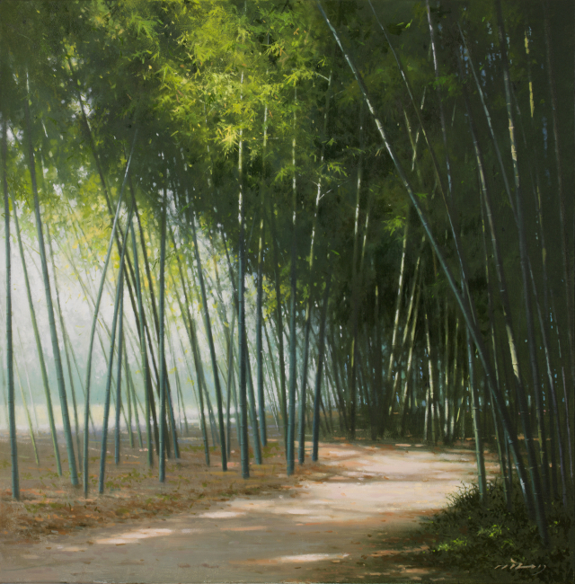 이창규, 빛-바람, 50.0x50.0, oil on canvas, 2025