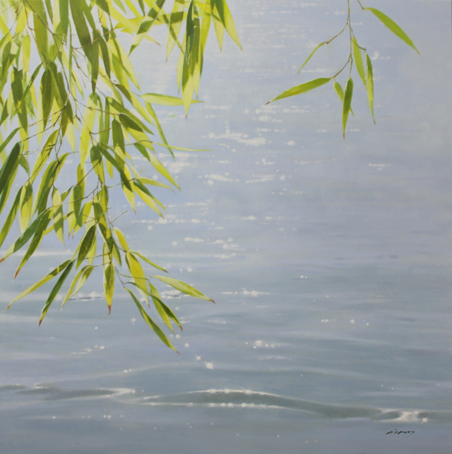 이창규, 빛-바람, 72.7x72.7,Oil on canvas, 2025