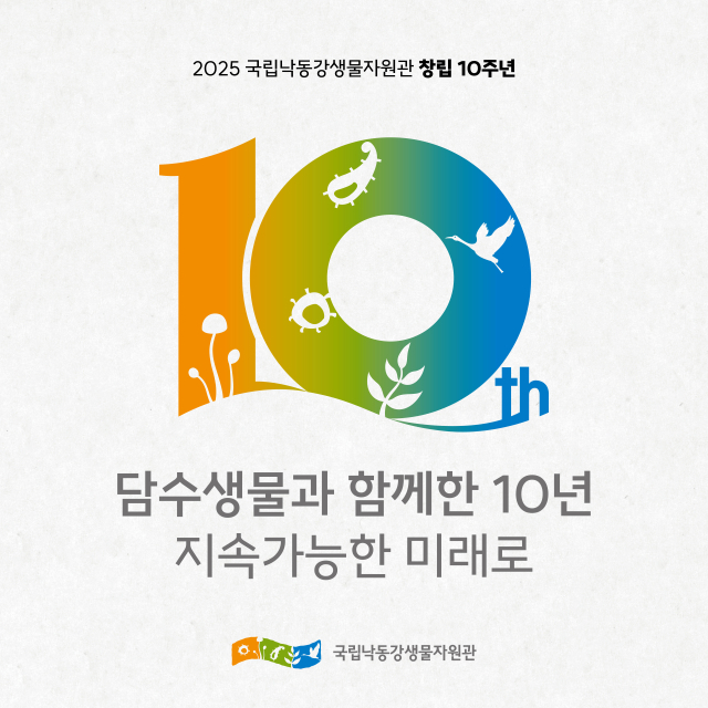 국립낙동강생물자원관 창립 10주년 홍보 포스터