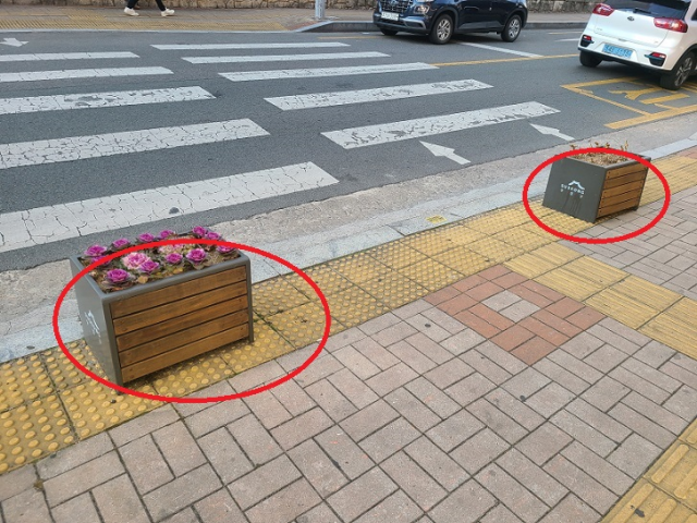 개선전. 대구경찰청 제공