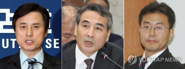 이재명 대통령은 12일 내란 특검으로 조은석 전 감사원장 권한대행을(왼쪽부터), 김건희 특검으로 민중기 전 서울중앙지방법원장을, 채상병 특검으로 이명현 전 국방부 검찰단 고등검찰부장을 지명했다고 더불어민주당이 13일 발표했다. 연합뉴스.