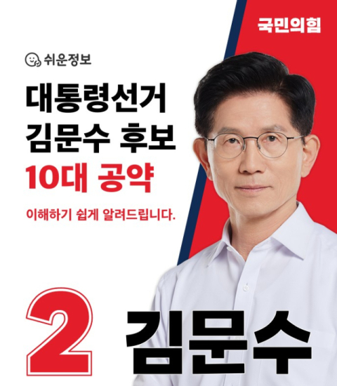 국민의힘이 발표한 쉬운 공약집. 국민의힘