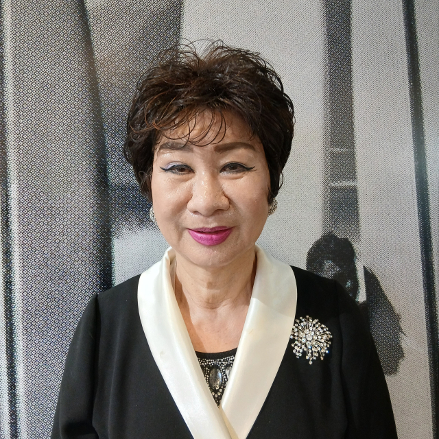 박정주 자비의집 후원회장. 이현주 기자