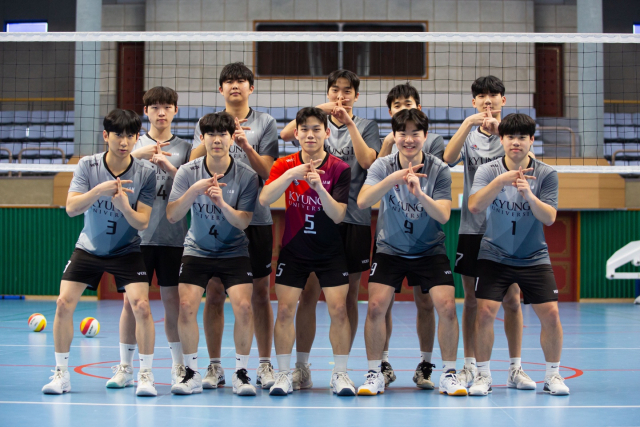 2025년 창단한 경일대 남자 배구부는 전국체전 경북 대표 본선 진출권을 확보하며 빠른 성장세를 보이고 있다. 경일대 제공