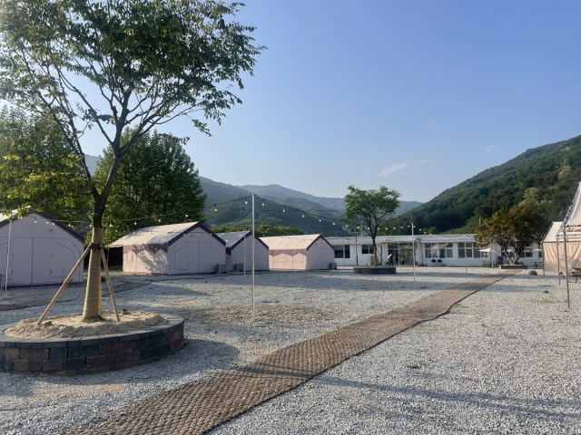 여우골 글램핑장 모습. 영주시 제공