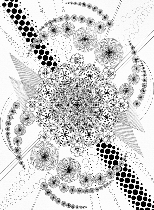 이수현, Loves soft tempest, 2025, Pen on paper, 25.6x36cm