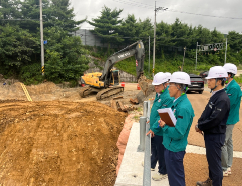 경상남도 박명균 행정부지사, 20일 장마 대비 '칠곡지구' 재해예방사업장 점검