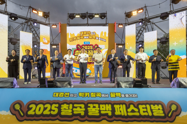 칠곡군 평화분수 일대에서 열린