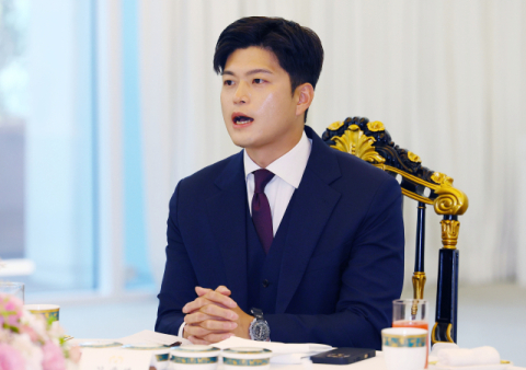 李대통령 오찬 참석한 野 김용태·송언석, 협치 및 견제 발언