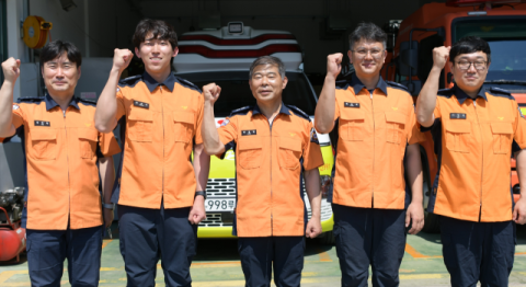 박성열 경북소방본부장 성주군 초전119 지역대원과 소통의 시간