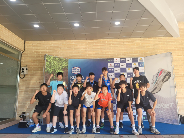 칠곡 석전중학교 레슬링부.