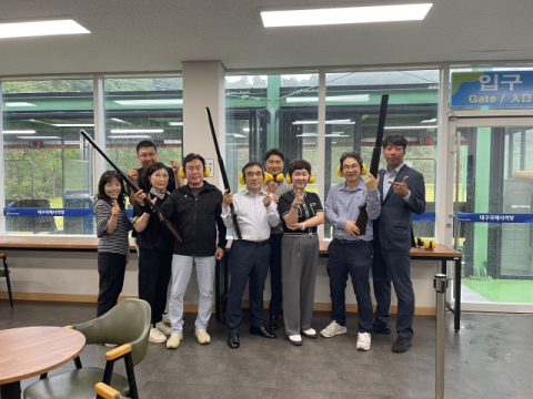 매탑 14기 대구국제사격장에서 정기 월례회 갖고 친목 다져