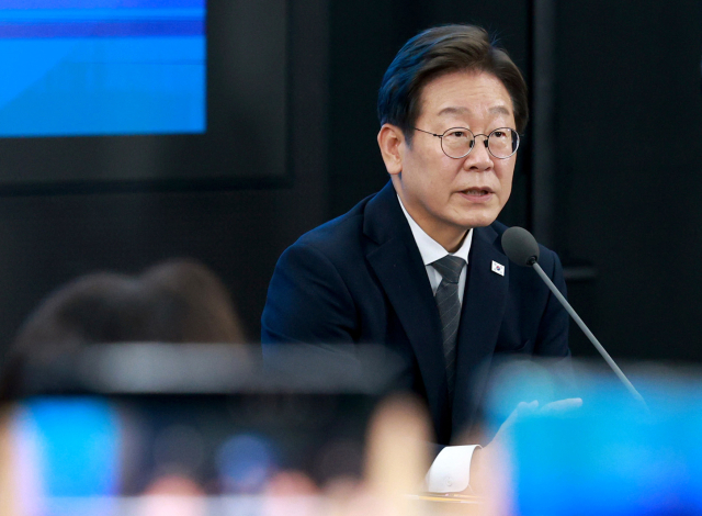 이재명 대통령이 25일 광주광역시 국립아시아문화전당에서 