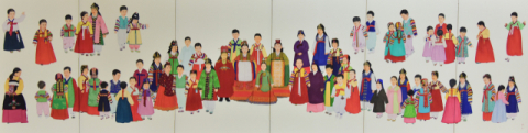 동강 권오창 화백, 국립대구박물관에 복식 인물화 168점 기증