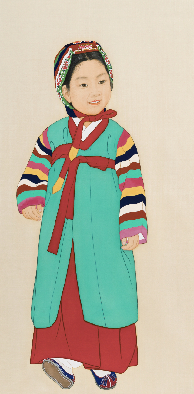권오창, 까치두루마기와 모란자수 굴레. 국립대구박물관 제공