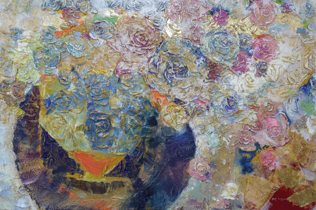 배성예, 금화(金花)4, 2025, Acrylic on Canvas, 60.6×90.9cm